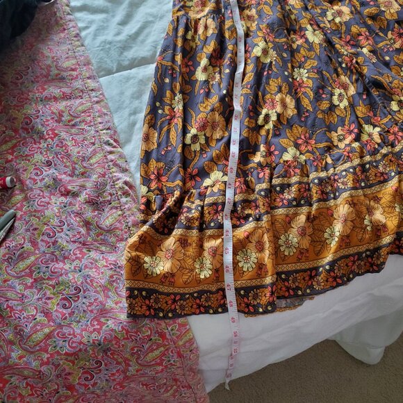 Mon & Jons Boho Style Floral One Size Maxi Dress - Picture 9 of 9